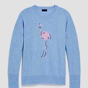 Blue Flamingo Sweater